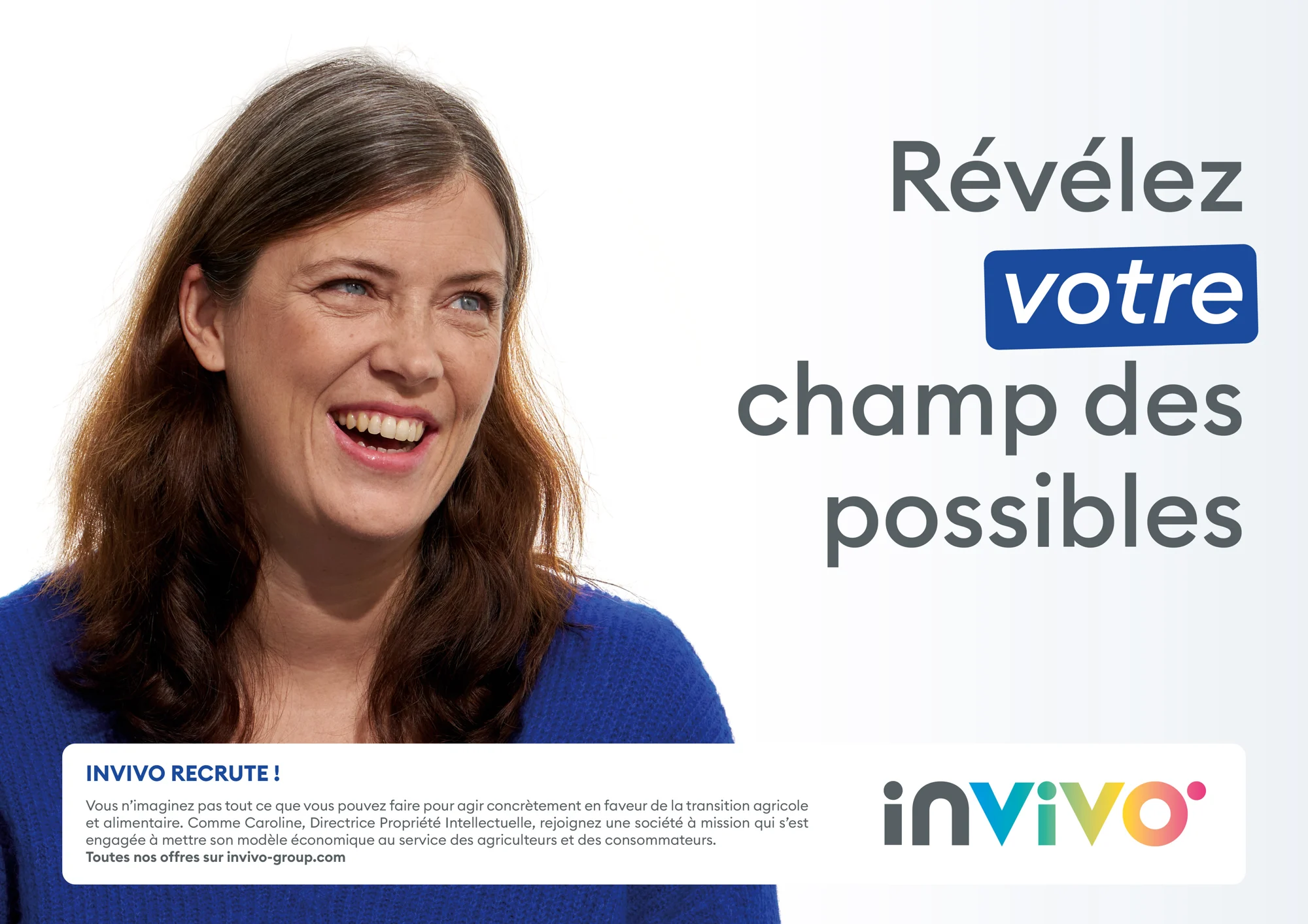 Campagne InVivo — portrait de Caroline