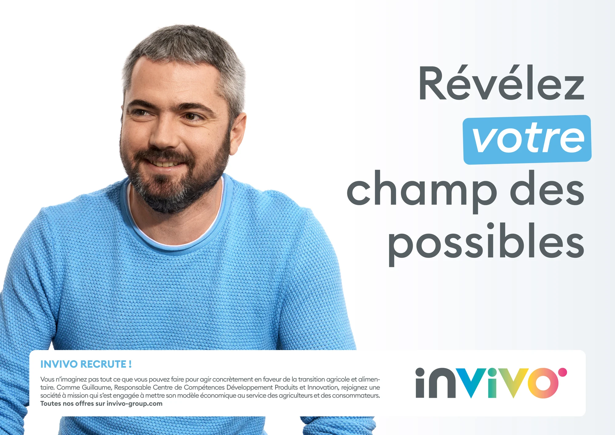 Campagne InVivo — portrait de Guillaume