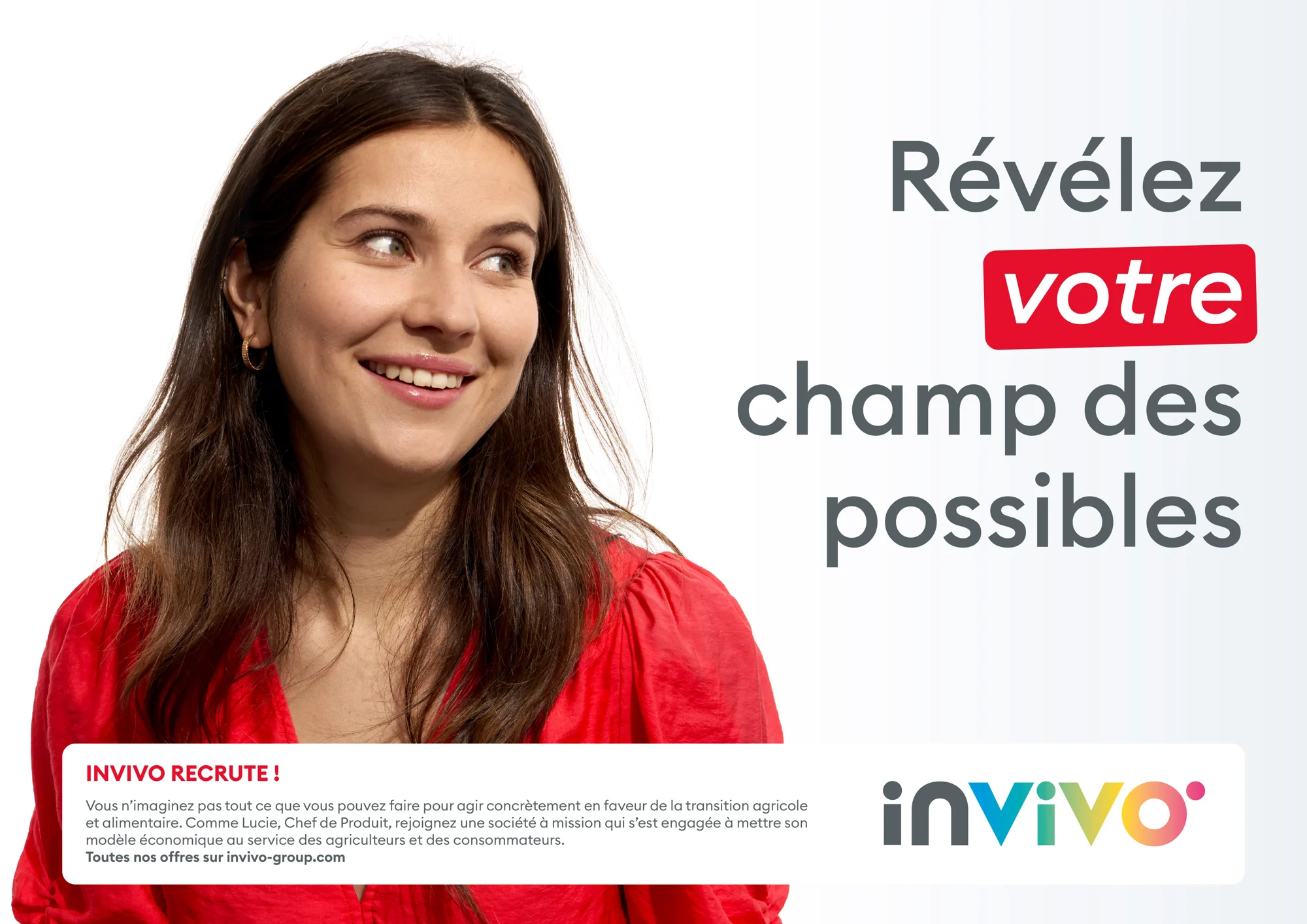 Campagne InVivo — portrait de Lucie
