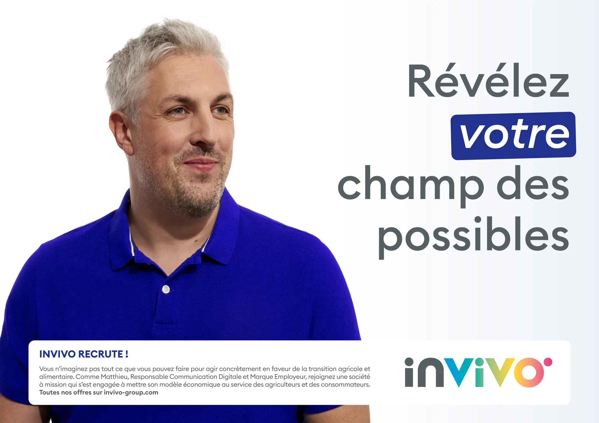Campagne InVivo — portrait de Matthieu