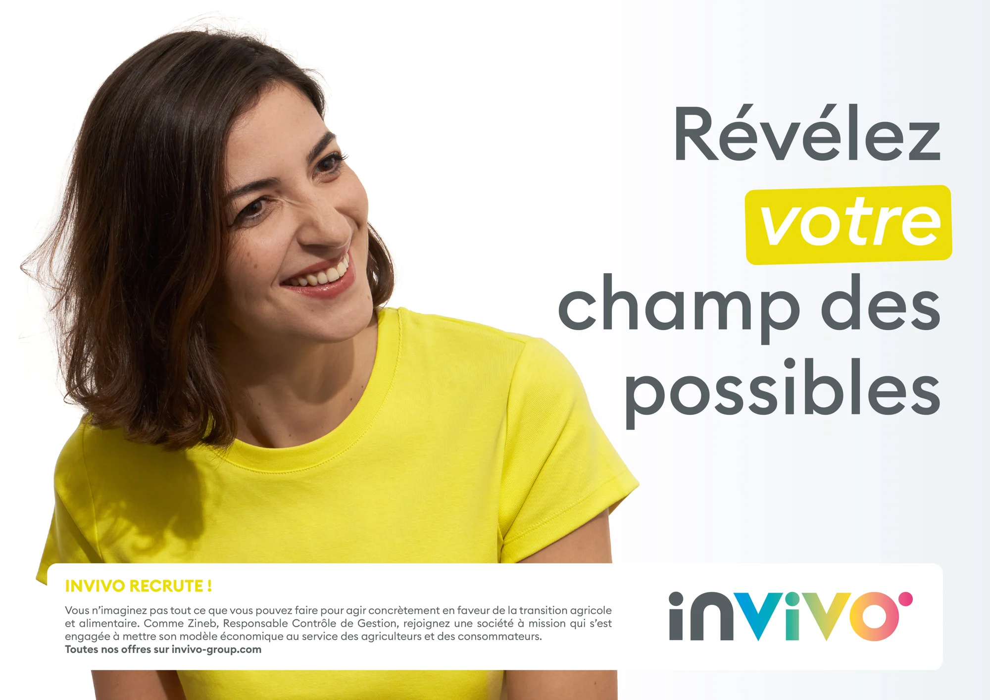 Campagne InVivo — portrait de Zineb